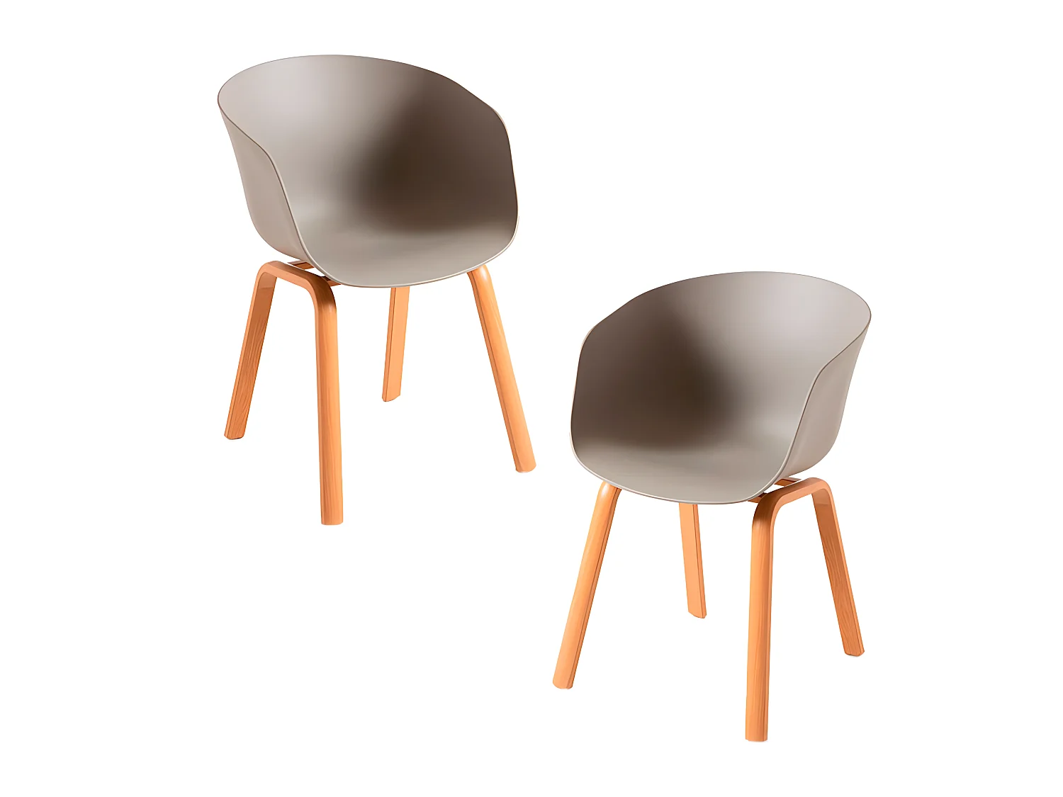 Packs Sillas Comedor - Pack 2 Sillas Hema - Gris