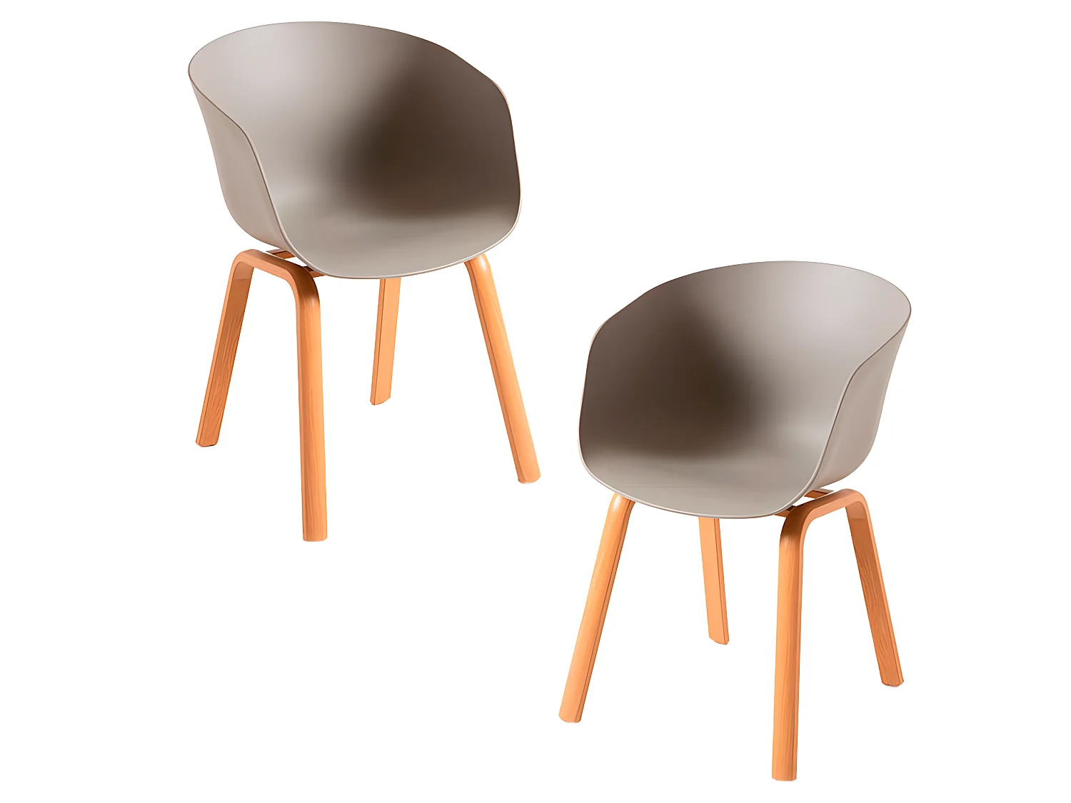 Packs Sillas Comedor - Pack 2 Sillas Hema - Gris