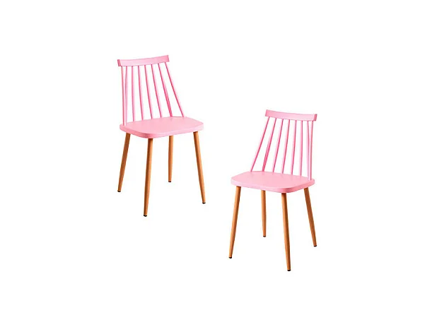 Packs Sillas Comedor - Pack 2 Sillas Bik - Rosa