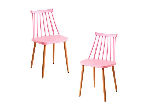 Packs Sillas Comedor - Pack 2 Sillas Bik - Rosa