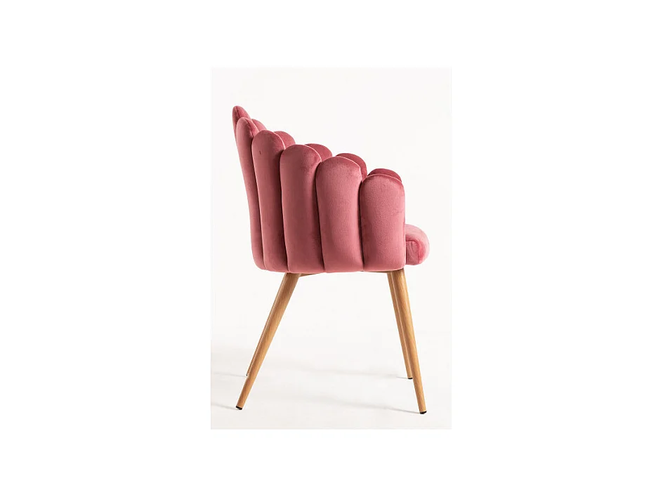 Packs Sillas Comedor - Pack 2 Sillones Main Terciopelo - Rosa