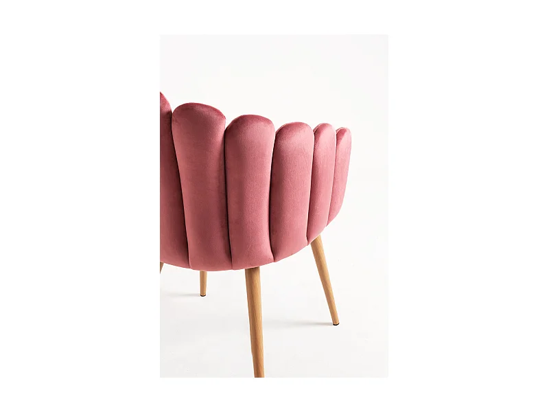 Packs Sillas Comedor - Pack 2 Sillones Main Terciopelo - Rosa