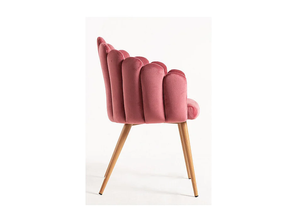 Packs Sillas Comedor - Pack 2 Sillones Main Terciopelo - Rosa
