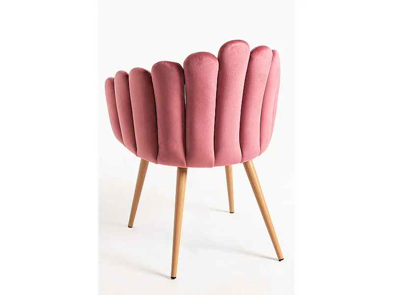 Packs Sillas Comedor - Pack 2 Sillones Main Terciopelo - Rosa