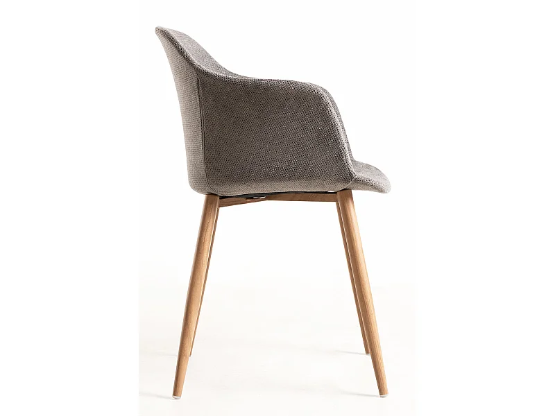 Sillas Comedor - Silla Kivi Tela - Gris