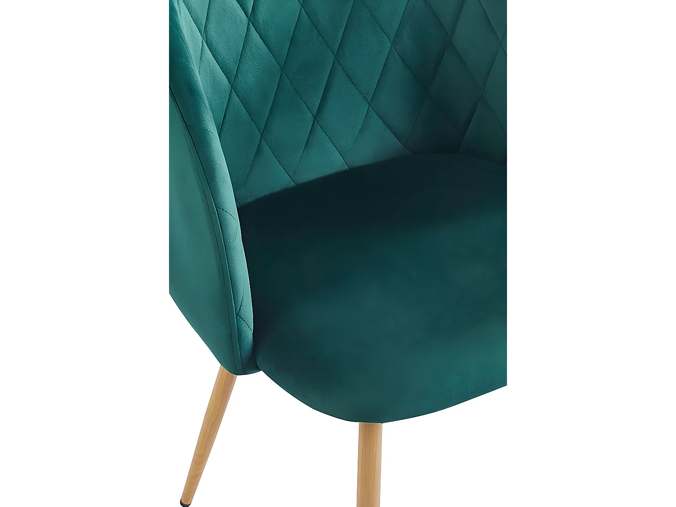 Sillas Comedor - Silla Velt Terciopelo - Verde