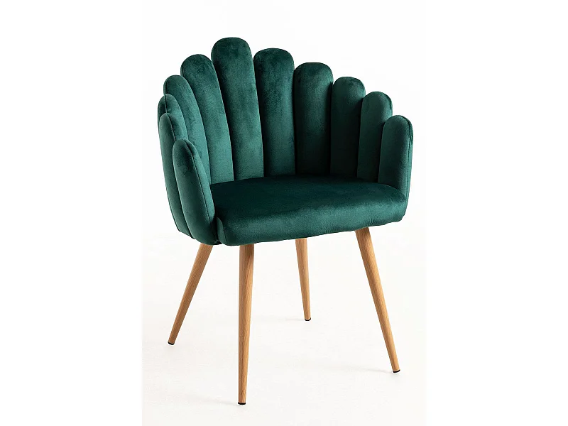 Sillas Comedor - Sillón Main Terciopelo - Verde