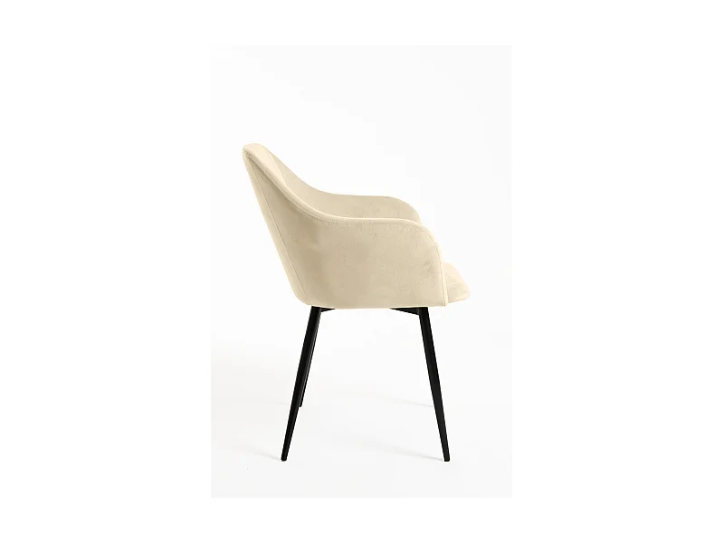 Sillas Comedor - Silla Puan Terciopelo - Beige