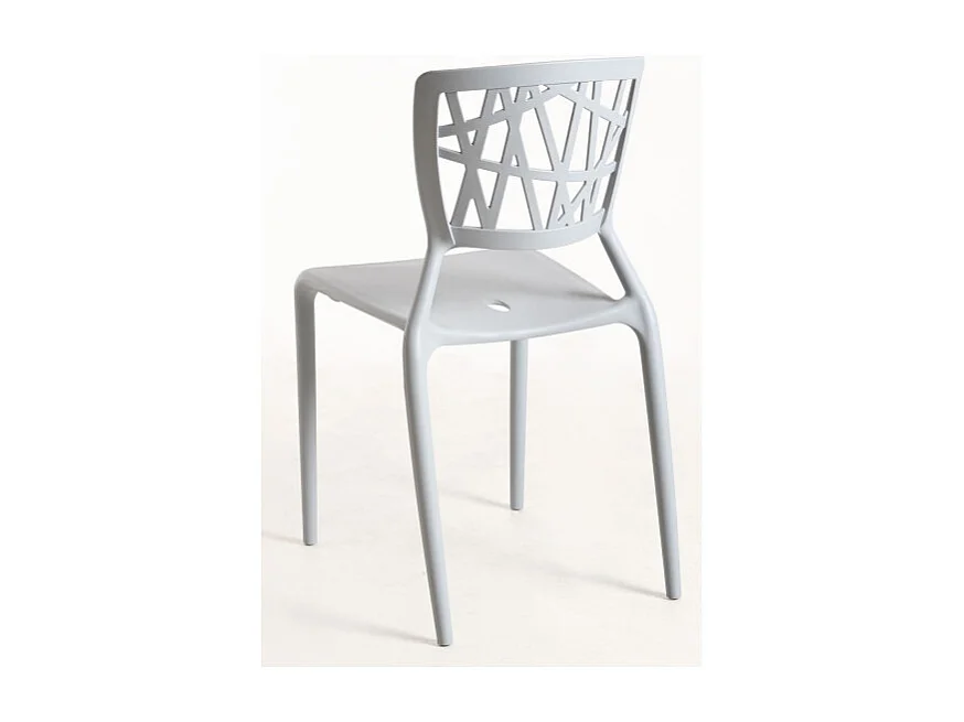 Sillas Comedor - Silla Delta - Gris claro