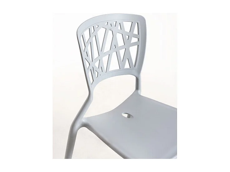 Sillas Comedor - Silla Delta - Gris claro