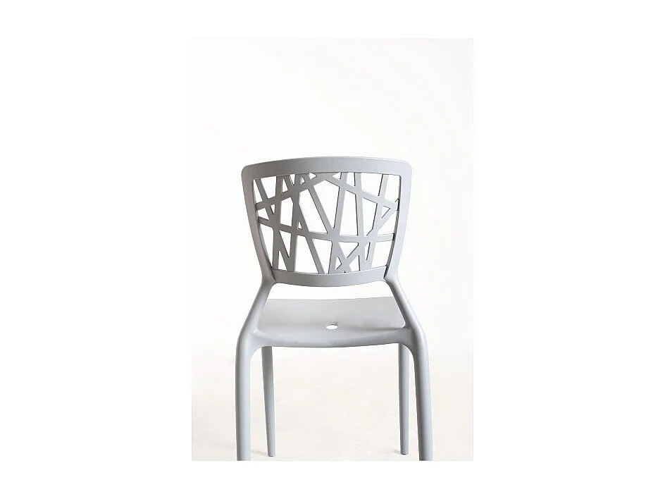 Sillas Comedor - Silla Delta - Gris claro