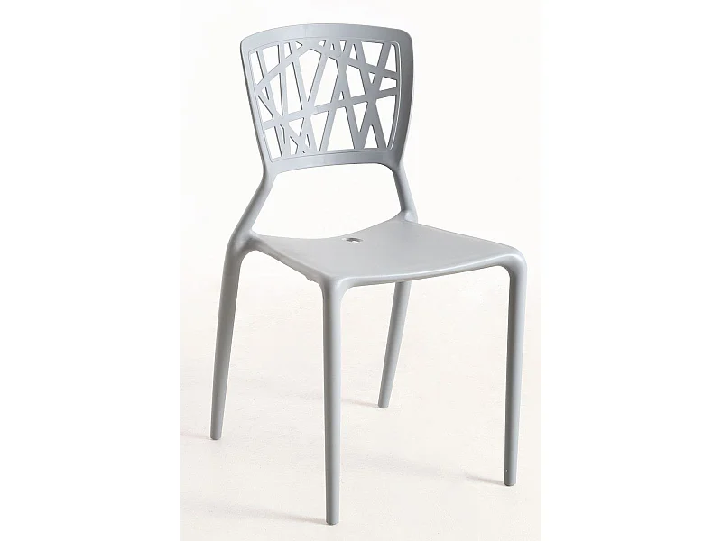 Sillas Comedor - Silla Delta - Gris claro