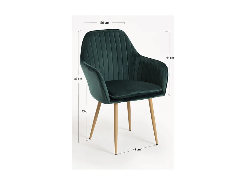 Packs Sillas Comedor - Pack 2 Sillas Chic - Verde