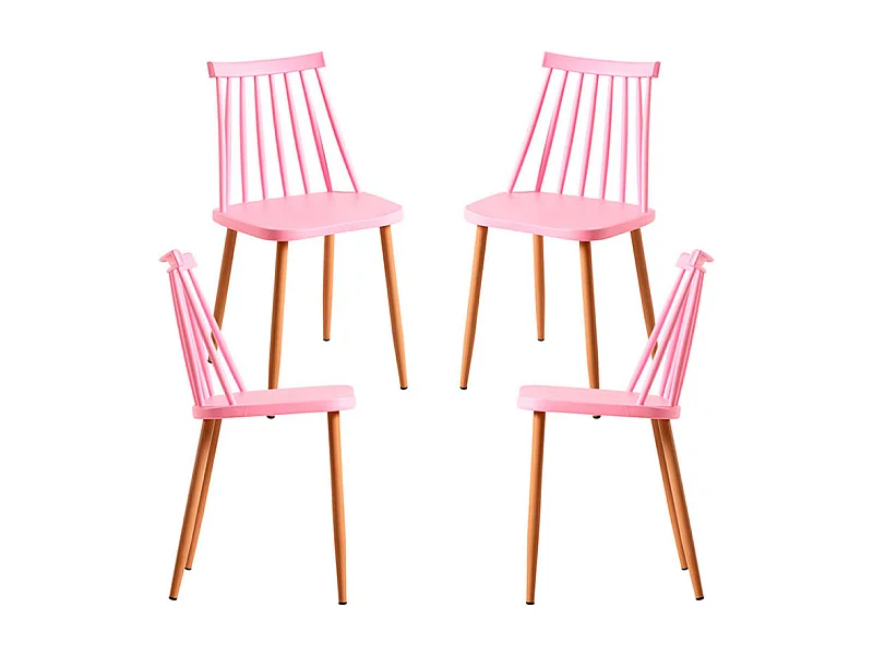 Packs Sillas Comedor - Pack 4 Sillas Bik - Rosa