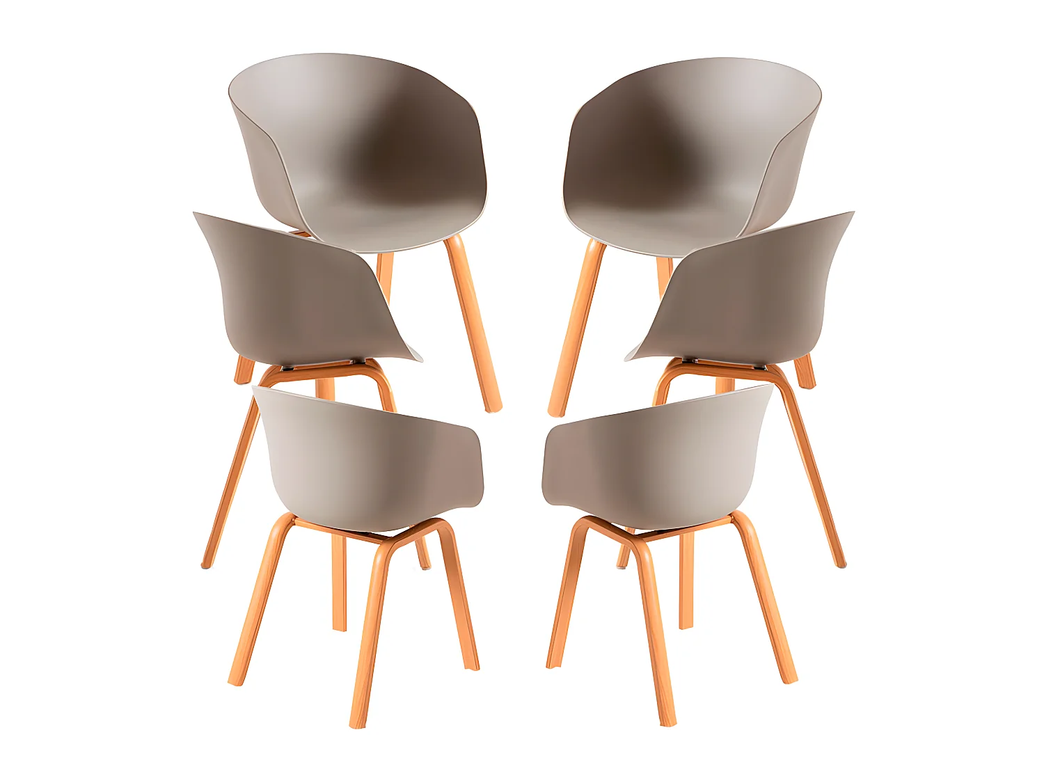 Packs Sillas Comedor - Pack 6 Sillas Hema - Gris