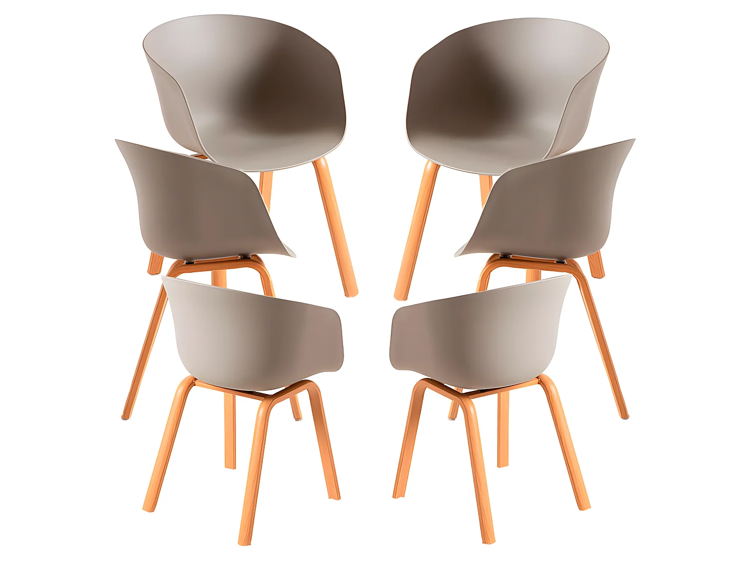 Packs Sillas Comedor - Pack 6 Sillas Hema - Gris