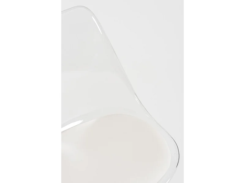 Packs Sillas Comedor - Pack 2 Sillas Synk Transparente Asiento - Blanco