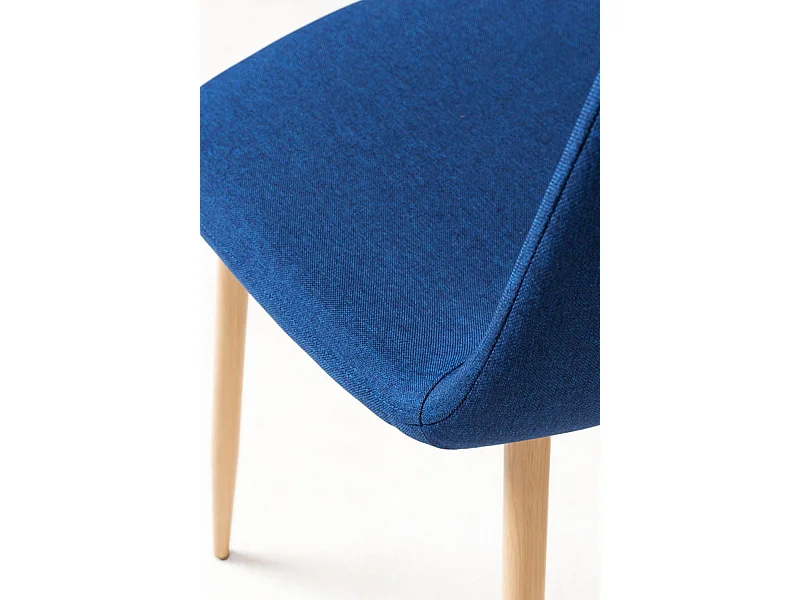 Sillas Comedor - Silla Teok Tela - Azul