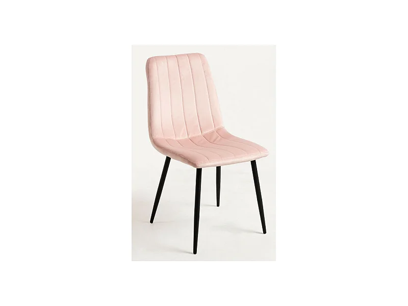 Sillas Comedor - Silla Liny Terciopelo - Rosa