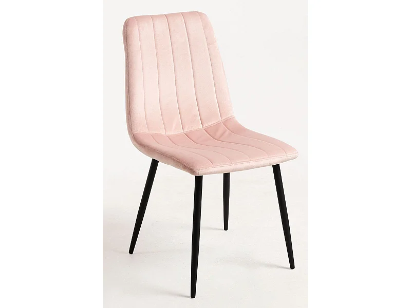 Sillas Comedor - Silla Liny Terciopelo - Rosa