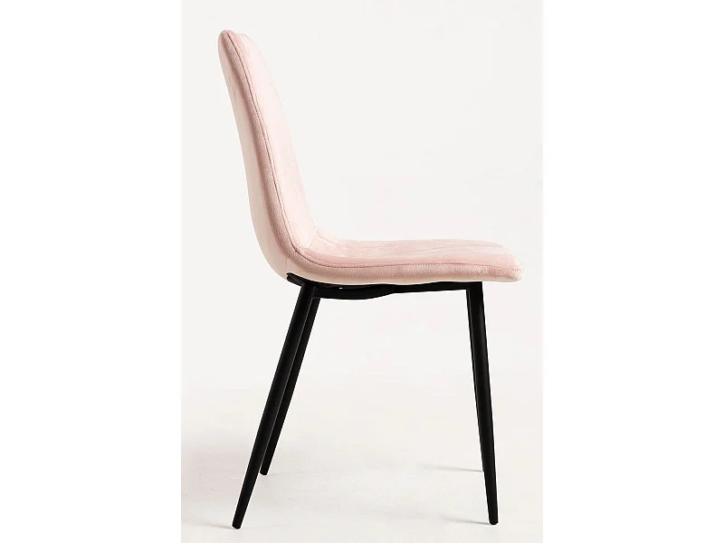 Sillas Comedor - Silla Liny Terciopelo - Rosa