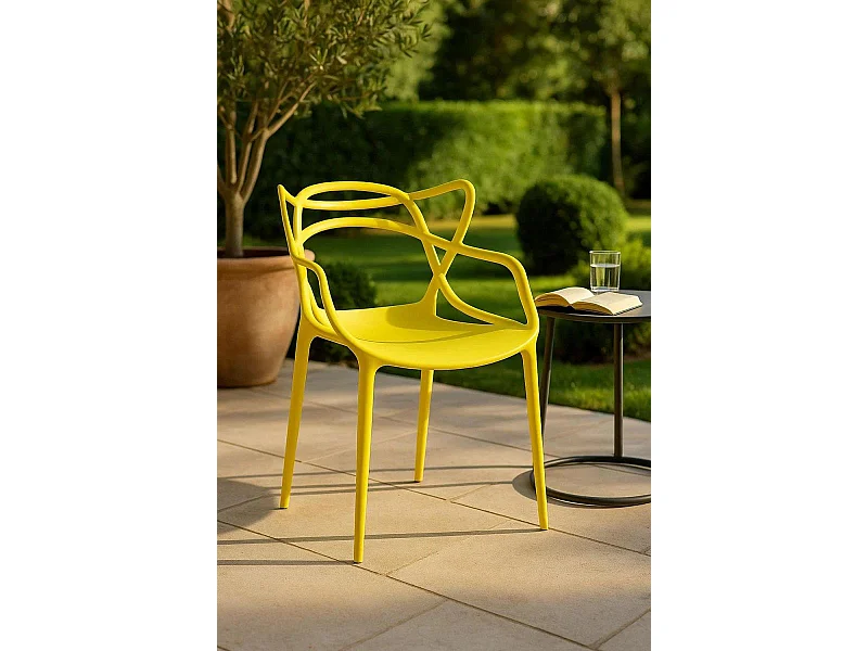 Sillas Comedor - Silla Korme - Amarillo