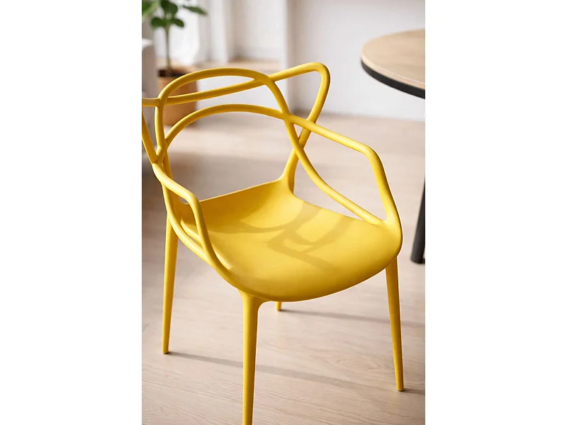 Sillas Comedor - Silla Korme - Amarillo