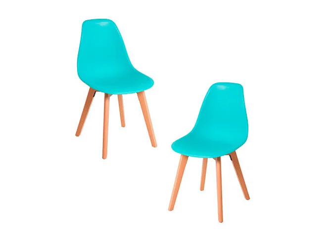 Packs Sillas Comedor - Pack 2 Sillas Kelen - Aguamarina
