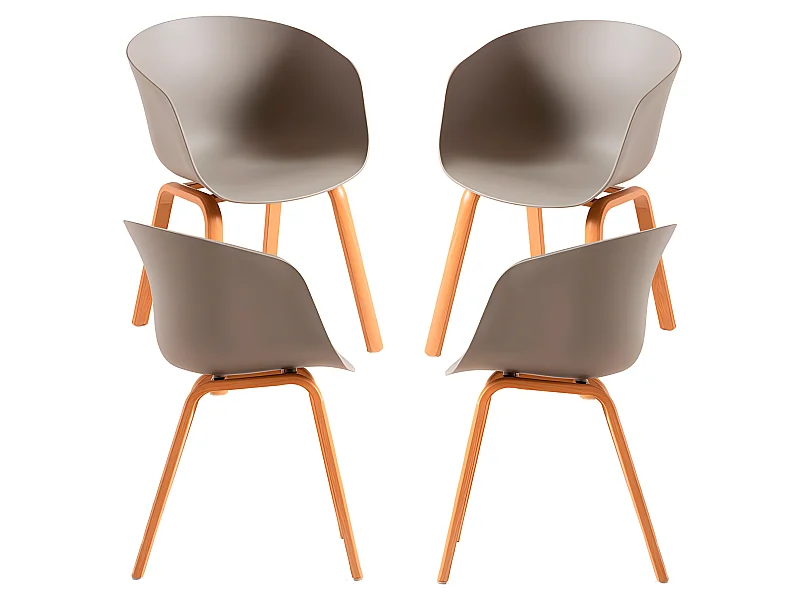 Packs Sillas Comedor - Pack 4 Sillas Hema - Gris