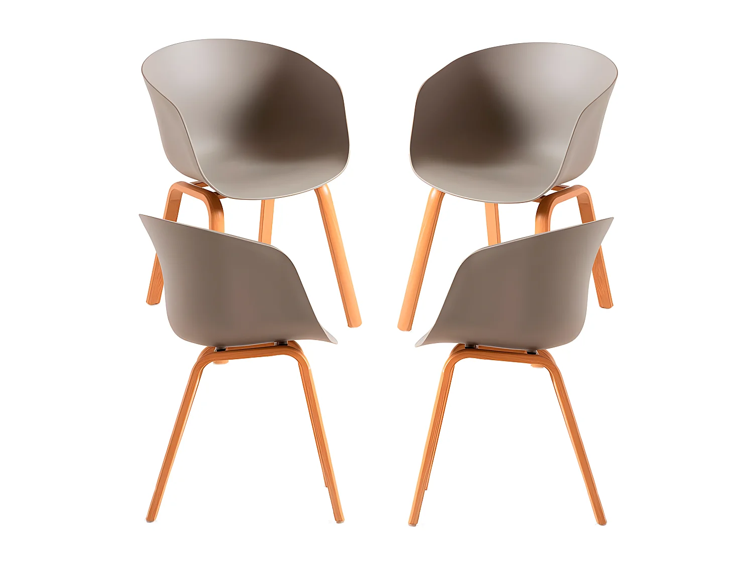 Packs Sillas Comedor - Pack 4 Sillas Hema - Gris