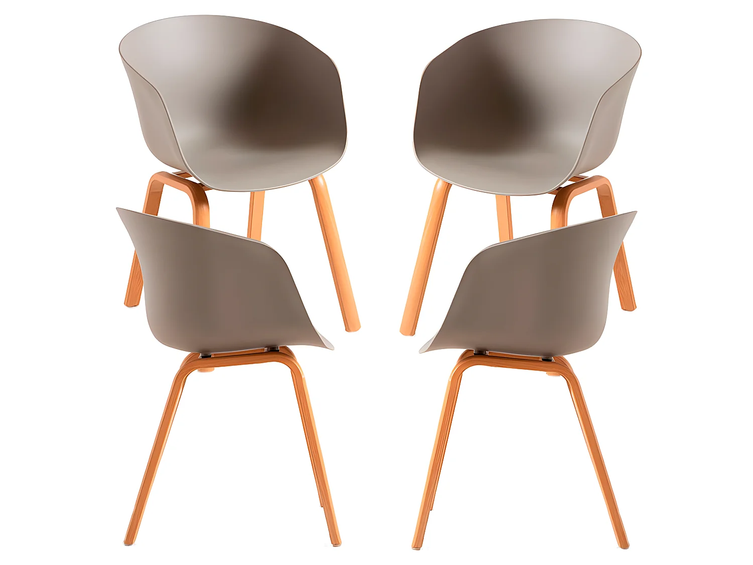 Packs Sillas Comedor - Pack 4 Sillas Hema - Gris