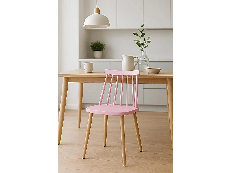 Sillas Comedor - Silla Bik - Rosa