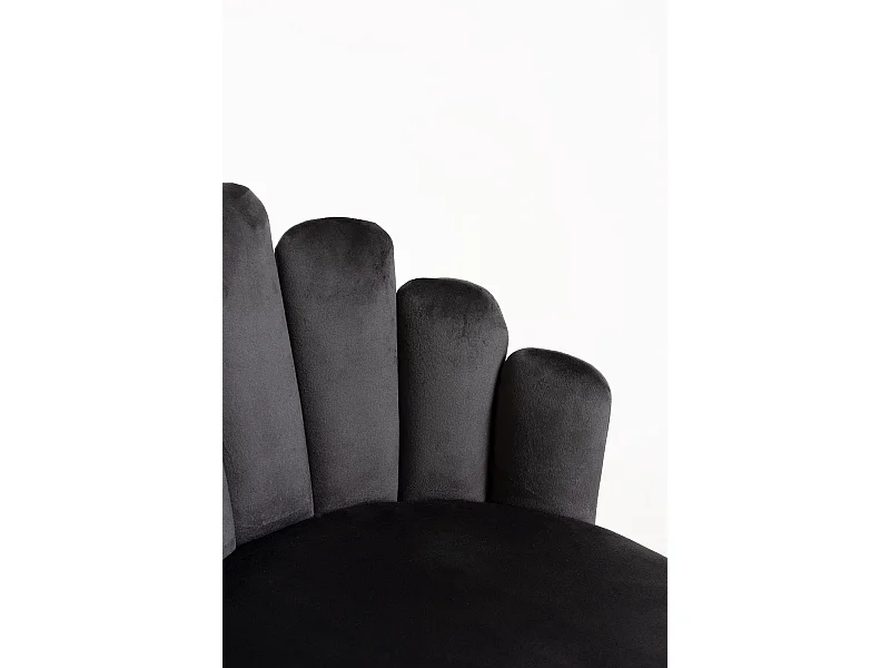 Packs Sillas Comedor - Pack 4 Sillas Hand Patas Negras Terciopelo - Gris oscuro