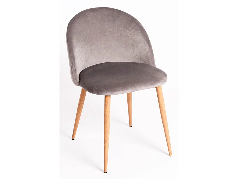 Packs Sillas Comedor - Pack 4 Sillas Vint Terciopelo - Gris
