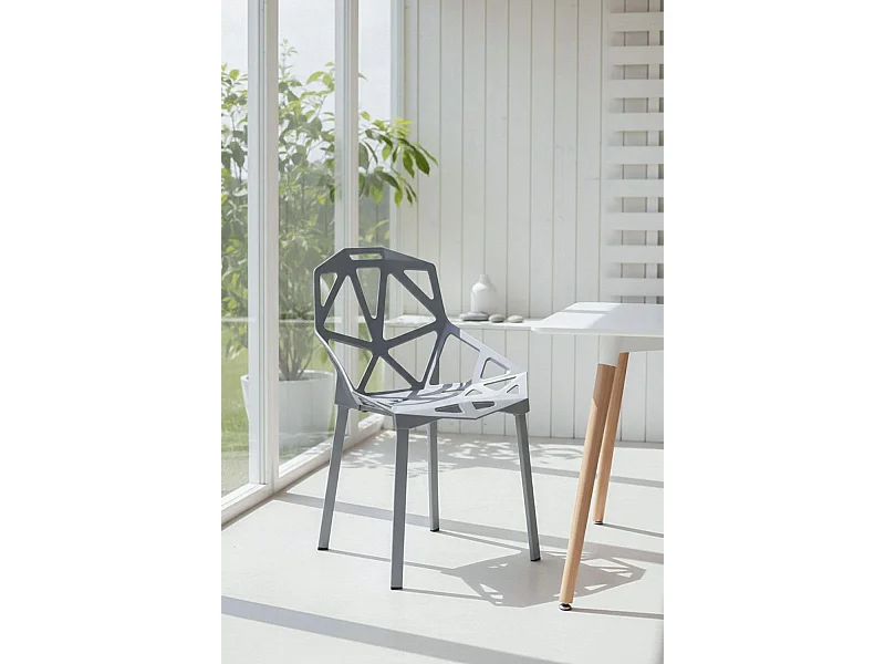 Sillas Comedor - Silla Omega - Gris oscuro