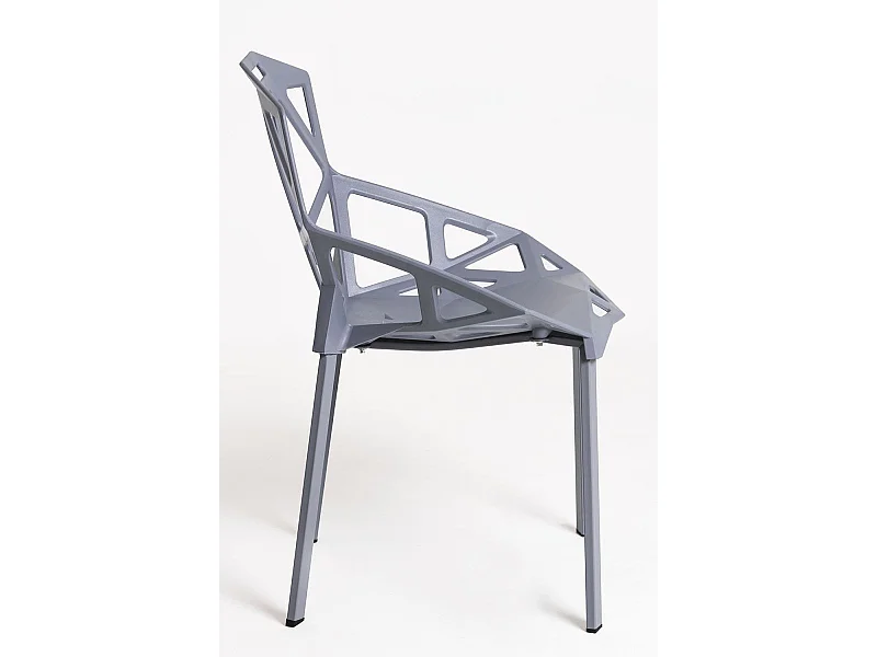 Sillas Comedor - Silla Omega - Gris oscuro