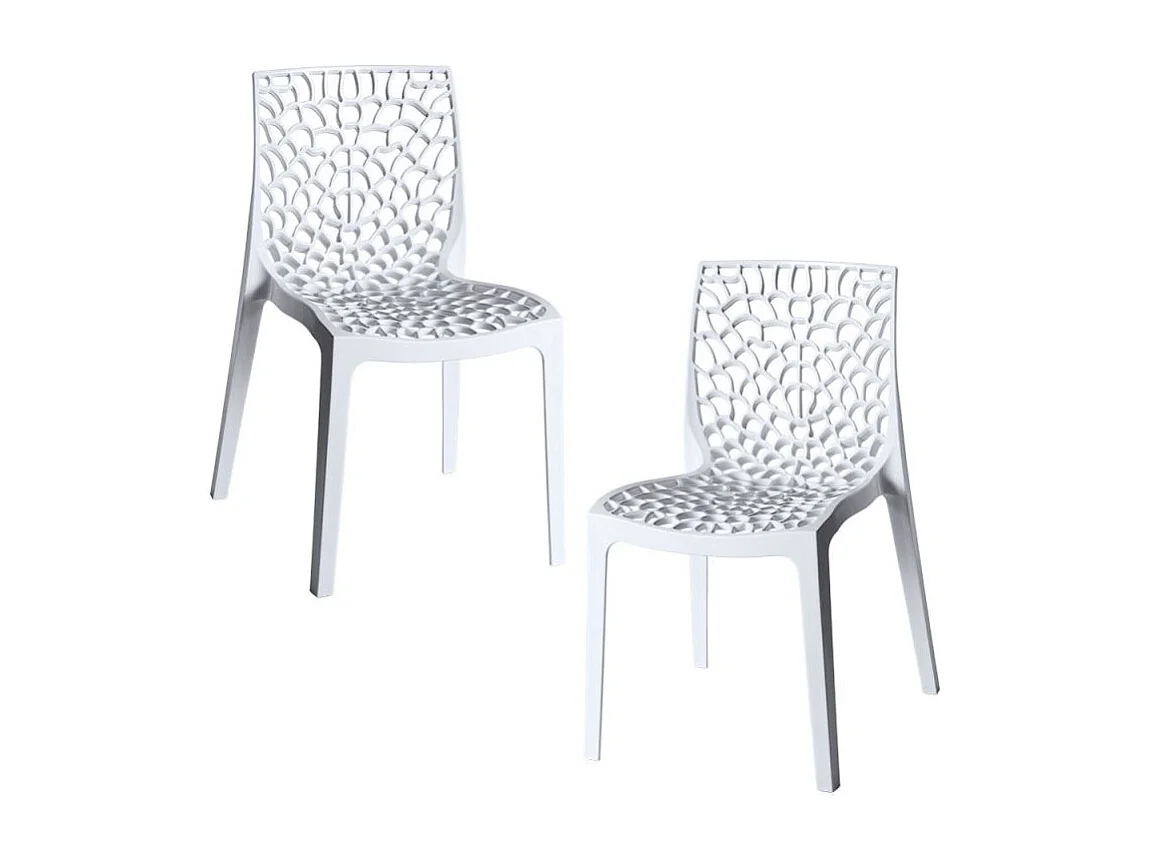 Packs Sillas Comedor - Pack 2 Sillas Root - Blanco