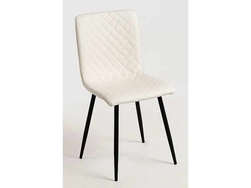 Sillas Comedor - Silla Rom Polipiel - Blanco