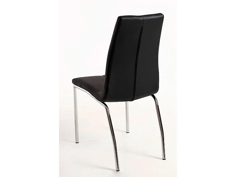 Sillas Comedor - Silla Humi Polipiel - Negro