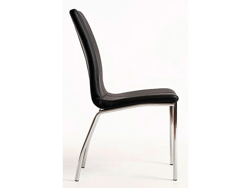 Sillas Comedor - Silla Humi Polipiel - Negro