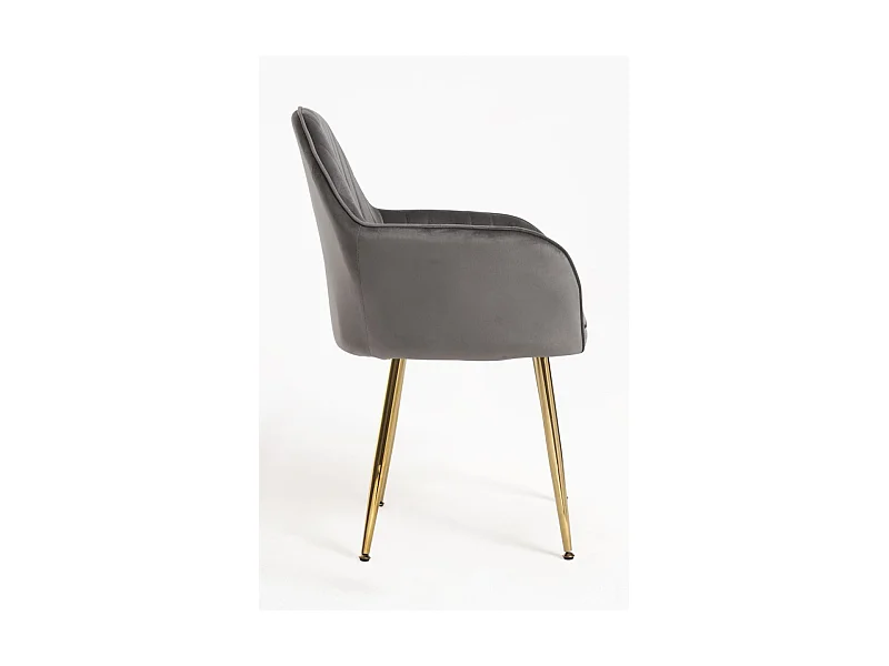 Packs Sillas Comedor - Pack 6 Sillas Chic Golden - Gris oscuro