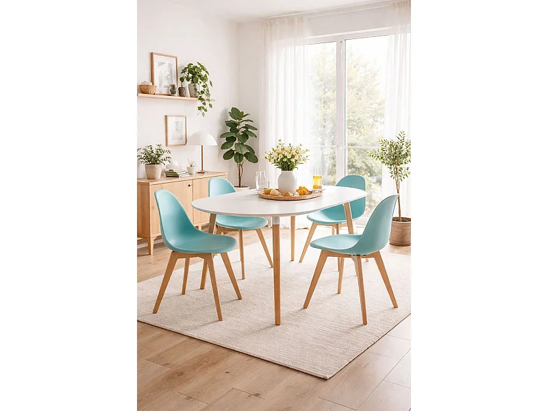 Packs Sillas Comedor - Pack 4 Sillas Kelen - Aguamarina