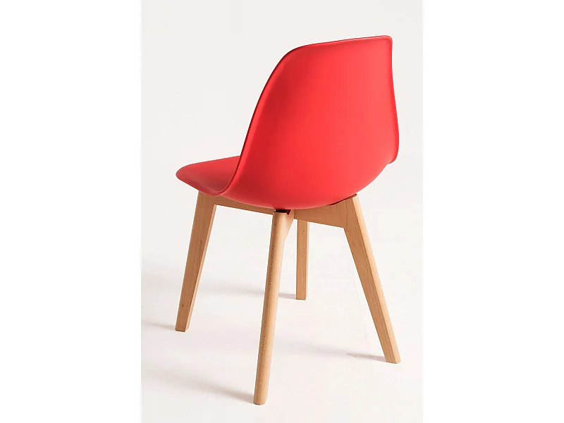 Packs Sillas Comedor - Pack 4 Sillas Kelen - Rojo
