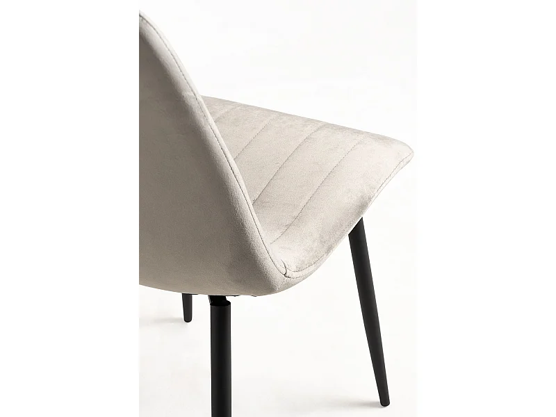 Packs Sillas Comedor - Pack 6 Sillas Liny Terciopelo - Gris claro