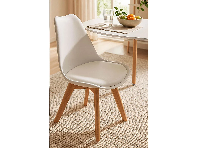 Packs Sillas Comedor - Pack 4 Sillas Synk Basic - Blanco