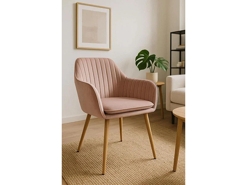 Sillas Comedor - Silla Chic - Rosa