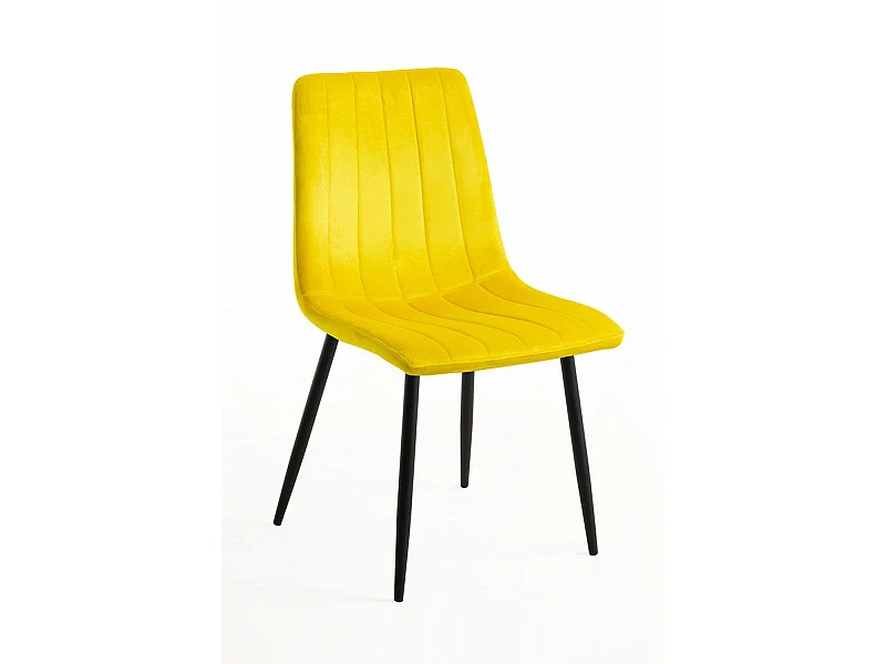 Packs Sillas Comedor - Pack 2 Sillas Liny Terciopelo - Amarillo