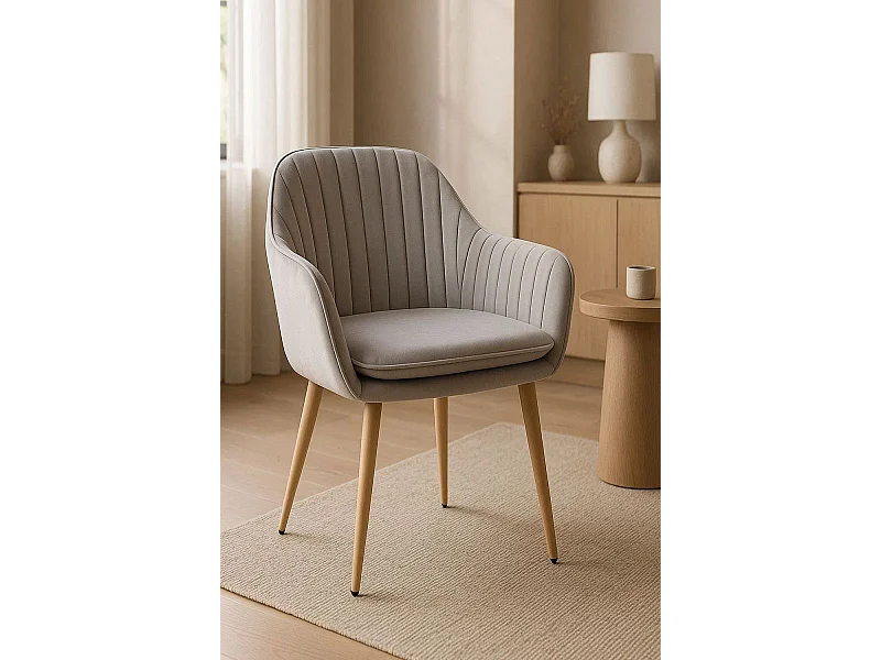 Sillas Comedor - Silla Chic - Gris