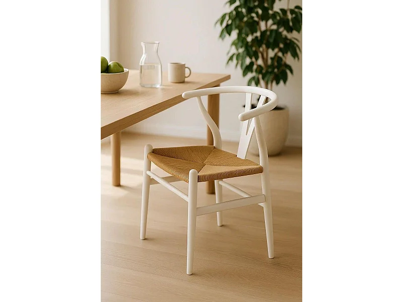 Sillas Comedor - Silla Wis Madera - Blanco