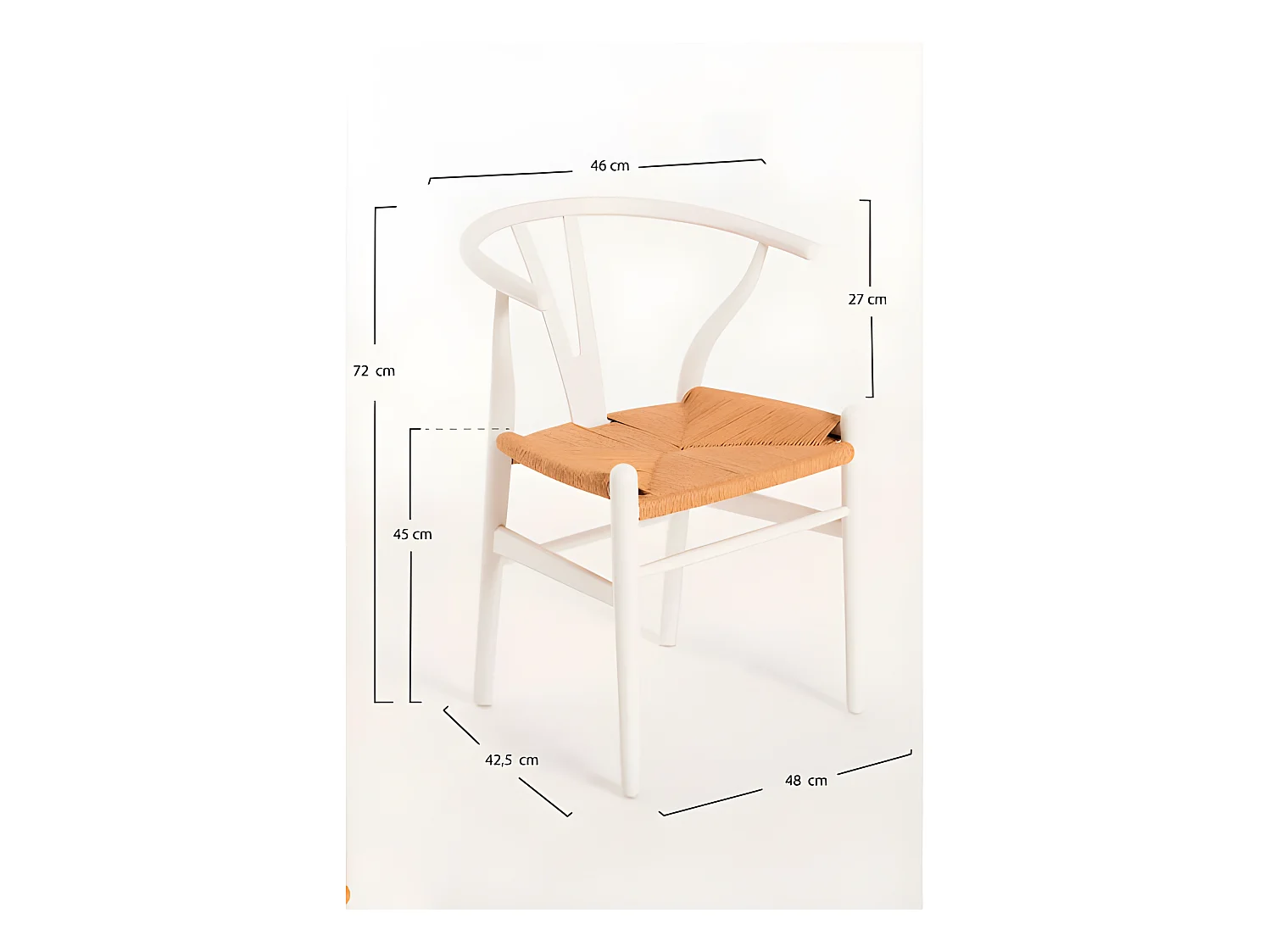 Sillas Comedor - Silla Wis Madera - Blanco